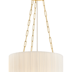 Hudson Valley Lighting Camby Pendant in Aged Brass - Detail Close-Up