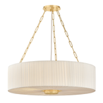 Hudson Valley Lighting Camby Chandelier in Aged Brass - Detail Close-Up