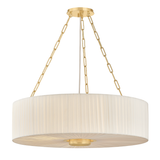 Hudson Valley Lighting Camby Chandelier in Aged Brass - Detail Close-Up