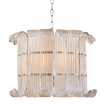 Hudson Valley Lighting Brasher Chandelier in Polished Nickel - Detail Close-Up