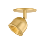Hudson Valley Lighting Tuthill Flush Mount in Aged Brass - Alternate Angle