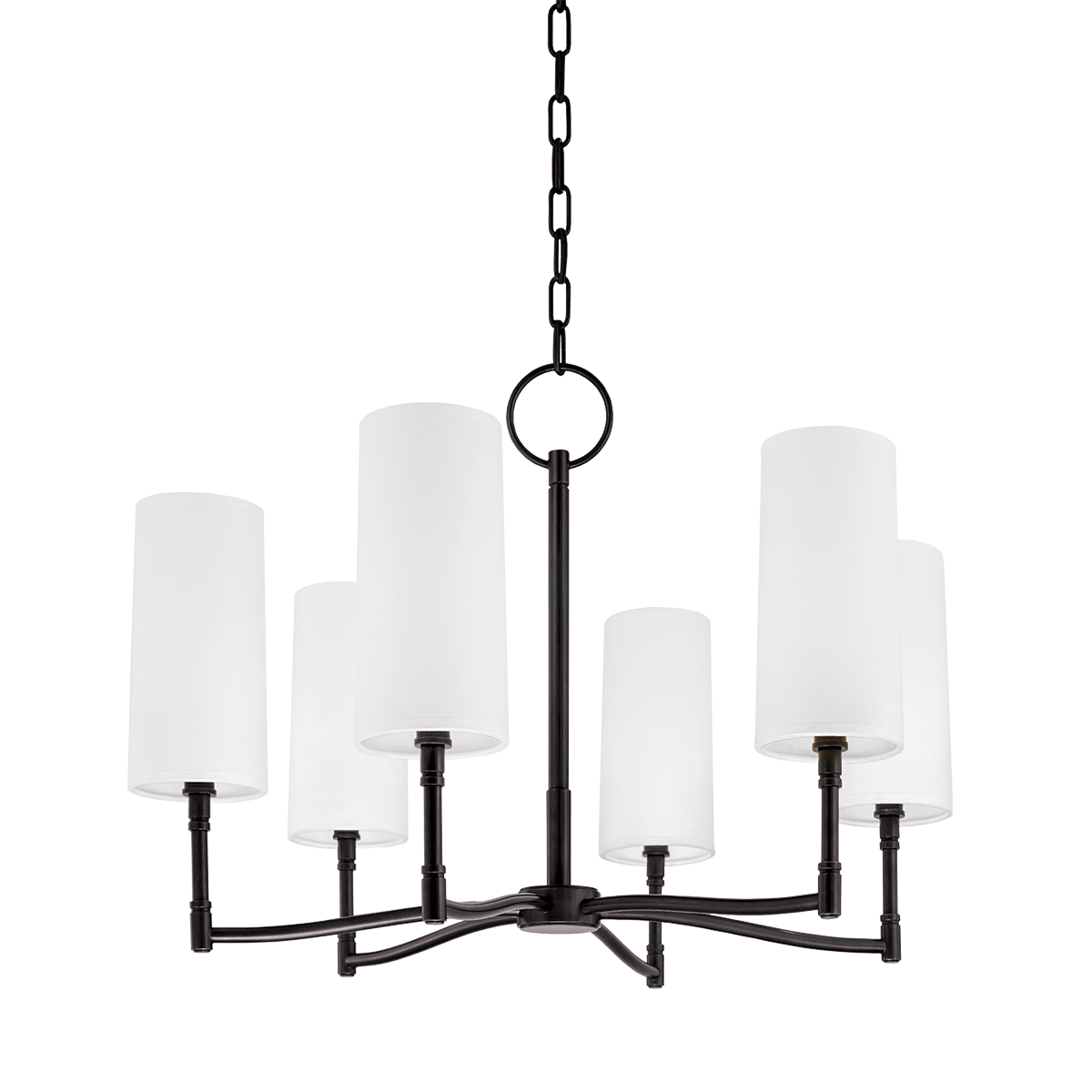 Hudson Valley Lighting Dillon Chandelier in Old Bronze - Detail Close-Up