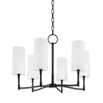 Hudson Valley Lighting Dillon Chandelier in Old Bronze - Detail Close-Up