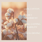 4 Pack Cotton Bath Towels - Kasper Collection White Cliff Studio Towels