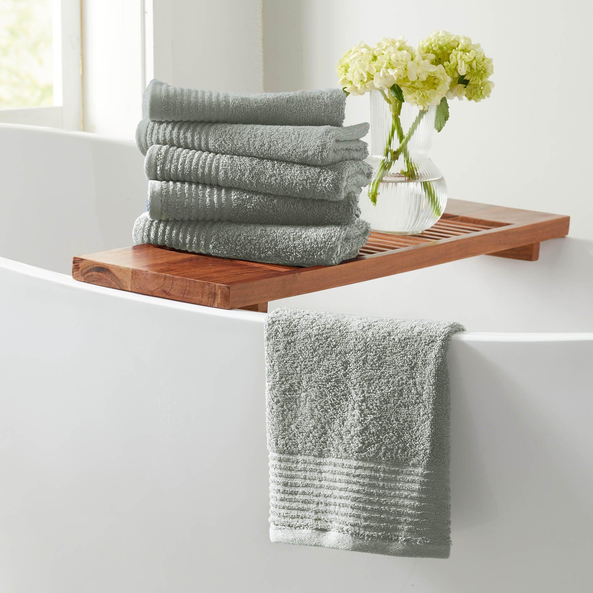 4 Pack Cotton Bath Towels - Kasper Collection White Cliff Studio Towels