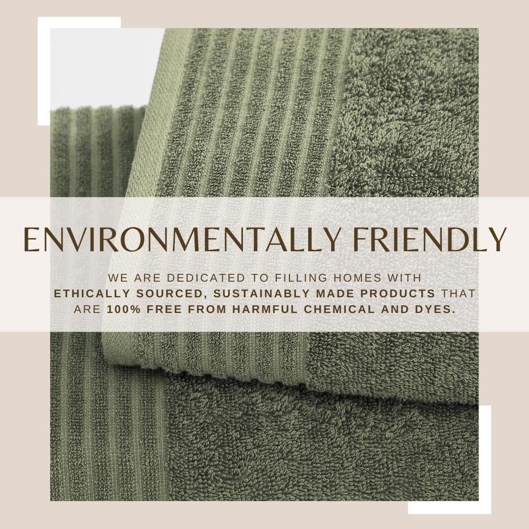 4 Pack Cotton Bath Towels - Kasper Collection White Cliff Studio Towels