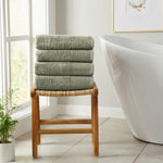 4 Pack Cotton Bath Towels - Kasper Collection White Cliff Studio Towels