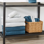 4 Pack Ribbed Hand Towels - Rori Collection White Cliff Studio Towels
