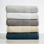 4 Pack Ribbed Hand Towels - Rori Collection White Cliff Studio Towels