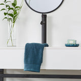 4 Pack Ribbed Hand Towels - Rori Collection White Cliff Studio Towels