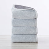 4 Pack Two-Toned Hand Towel - Vanessa Collection White Cliff Studio Towels