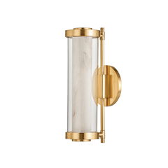 Catrina Brass & Alabaster Wall Sconce