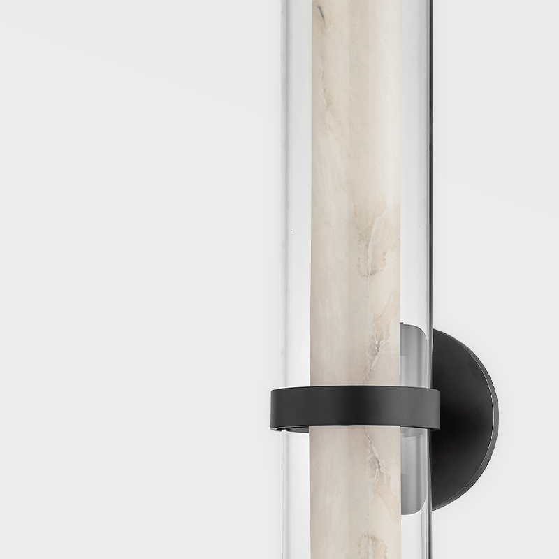Catrina Bath & Vanity Wall Light in Black Brass