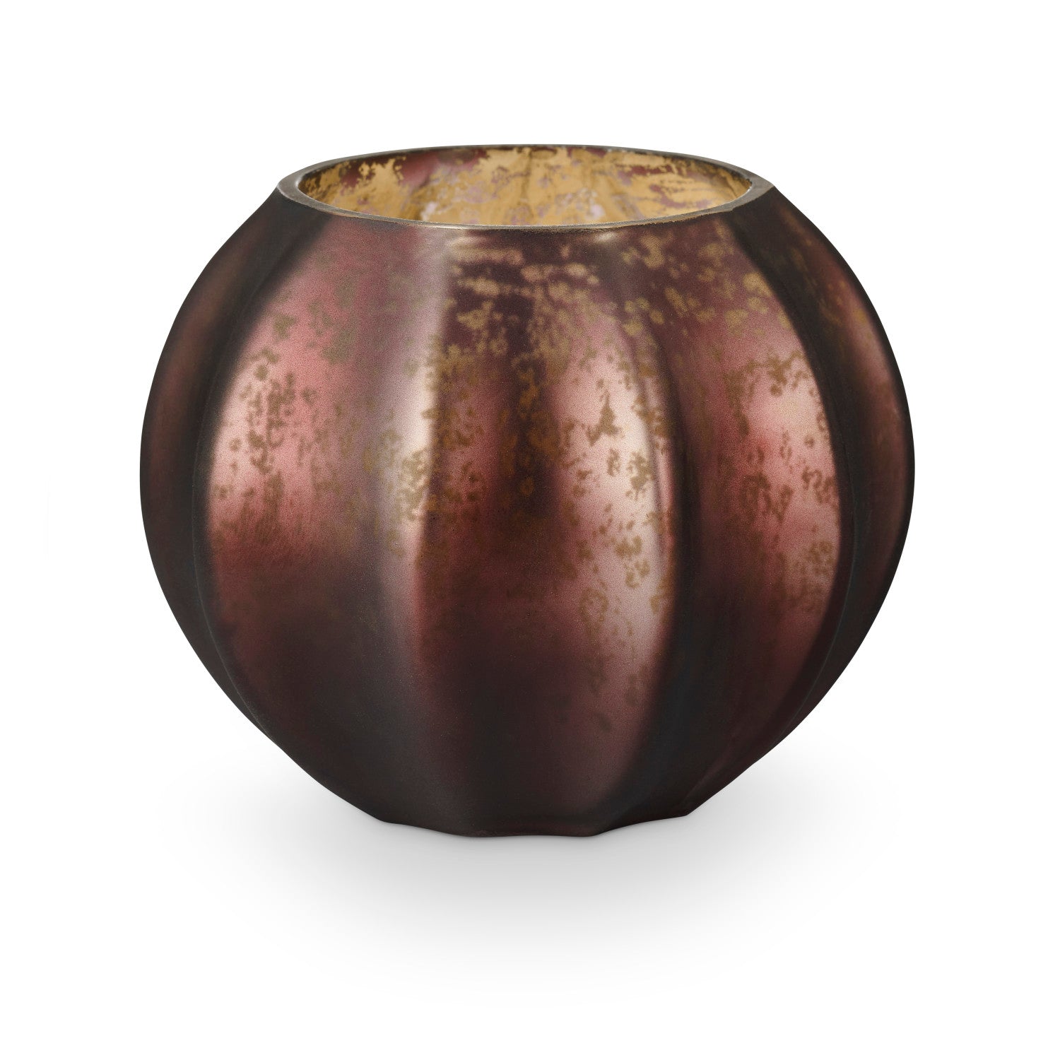 Midnight Pumpkin Mercury Glass Pumpkin Candle