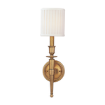 Hudson Valley Lighting Abington Wall Sconce in Aged Brass - Detail Close-Up