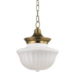 Katherine Pendant in Aged Brass, Medium