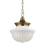 Katherine Pendant in Aged Brass, Medium
