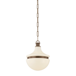 Hudson Valley Lighting Barryville Pendant in Historic Bronze - Detail Close-Up