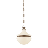 Hudson Valley Lighting Barryville Pendant in Historic Bronze - Detail Close-Up
