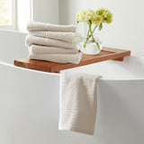 6 Piece Set Cotton Bath Towels - Kasper Collection White Cliff Studio Towels