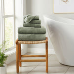6 Piece Set Cotton Bath Towels - Kasper Collection White Cliff Studio Towels