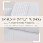 6 Piece Set Cotton Bath Towels - Kasper Collection White Cliff Studio Towels