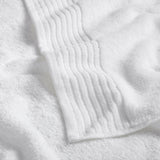 6 Piece Set Cotton Bath Towels - Kasper Collection White Cliff Studio Towels
