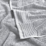 6 Piece Set Cotton Bath Towels - Kasper Collection White Cliff Studio Towels