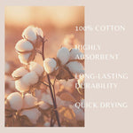 6 Piece Set Cotton Bath Towels - Kasper Collection White Cliff Studio Towels
