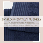 6 Piece Set Cotton Bath Towels - Kasper Collection White Cliff Studio Towels