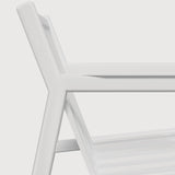 Jack outdoor lounge chair frame - aluminium - white