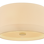 Hudson Valley Lighting Ashland Flush Mount in Aged Brass - Detail Close-Up