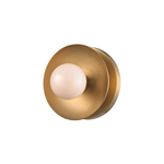 Rosie Wall Sconce in Aged Brass