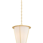 Hudson Valley Lighting Ellsworth Lantern in Aged Brass - Detail Close-Up