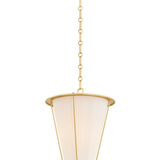 Hudson Valley Lighting Ellsworth Lantern in Aged Brass - Detail Close-Up