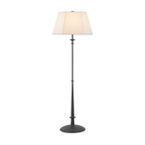 Hudson Valley Lighting Celmins Floor Lamp in Black Iron - Detail Close-Up