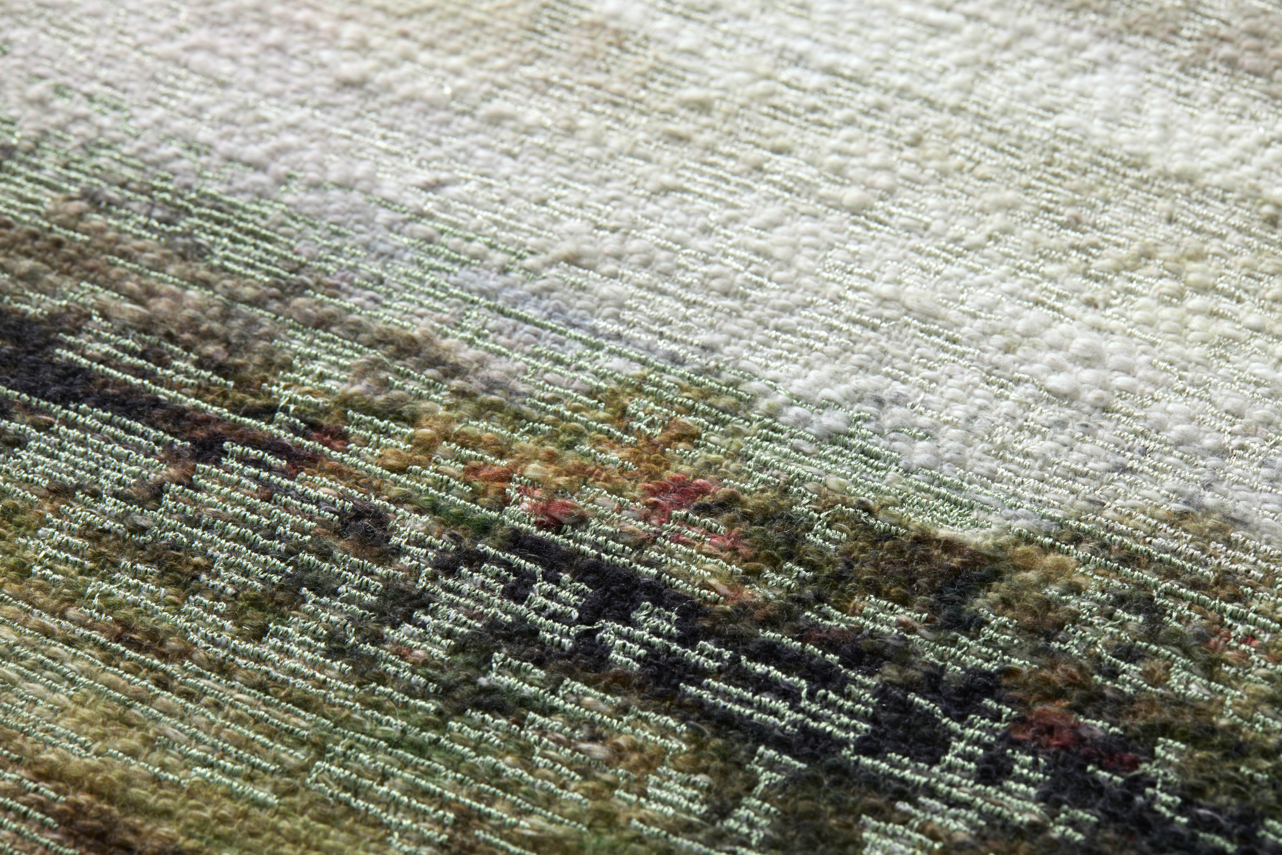 Amber Lewis x Loloi Vall Ivory / Green Wall Art - Image 2