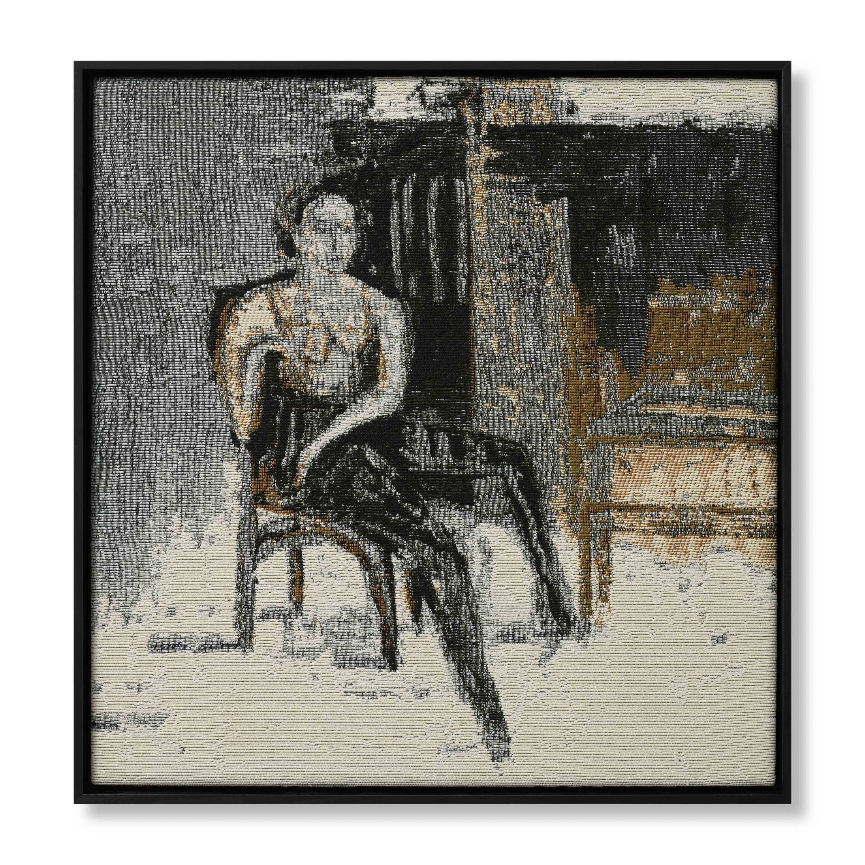 Amber Lewis x Loloi Camila Black / Ivory Wall Art