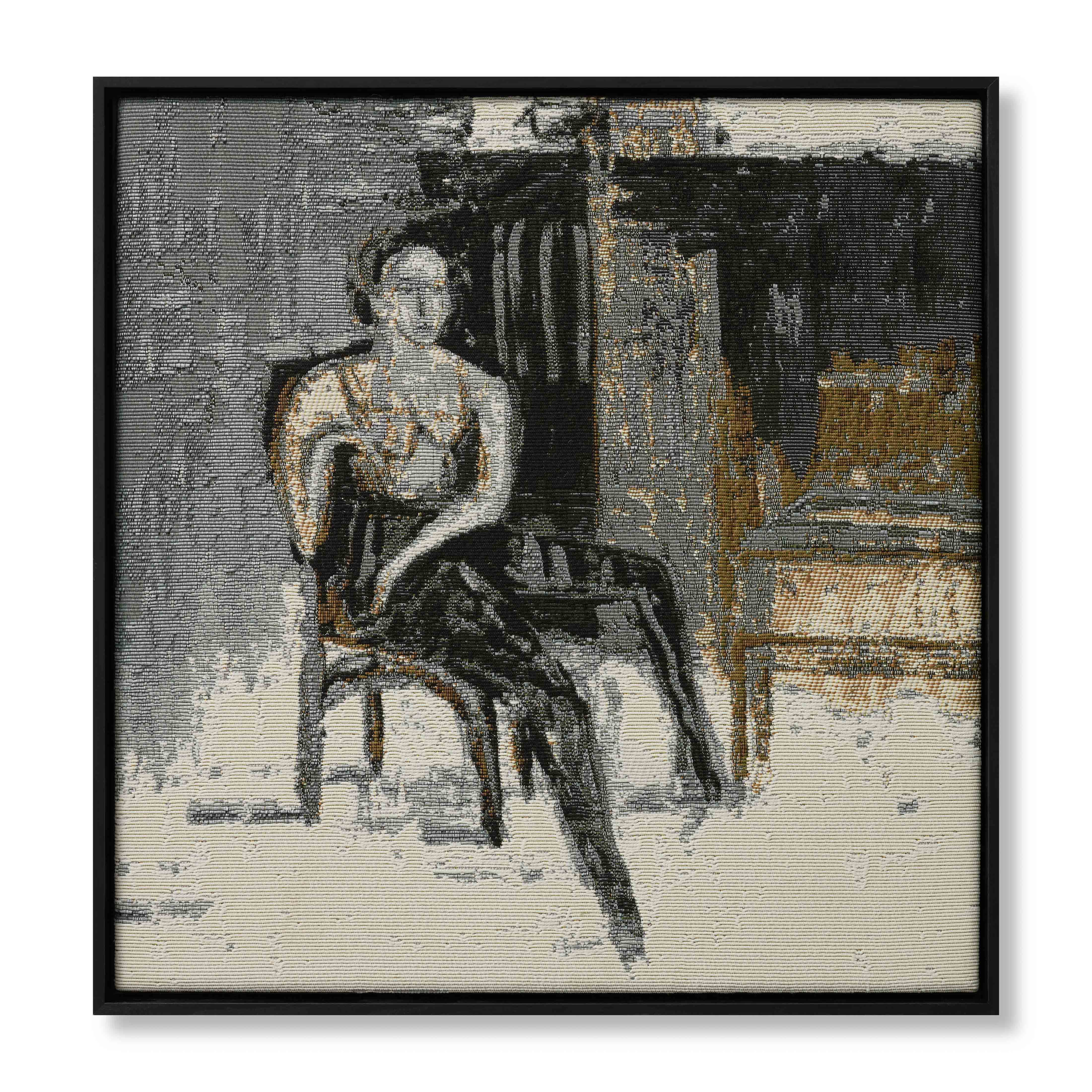 Amber Lewis x Loloi Camila Black / Ivory Wall Art