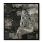 Amber Lewis x Loloi Clementine Black / Grey Wall Art