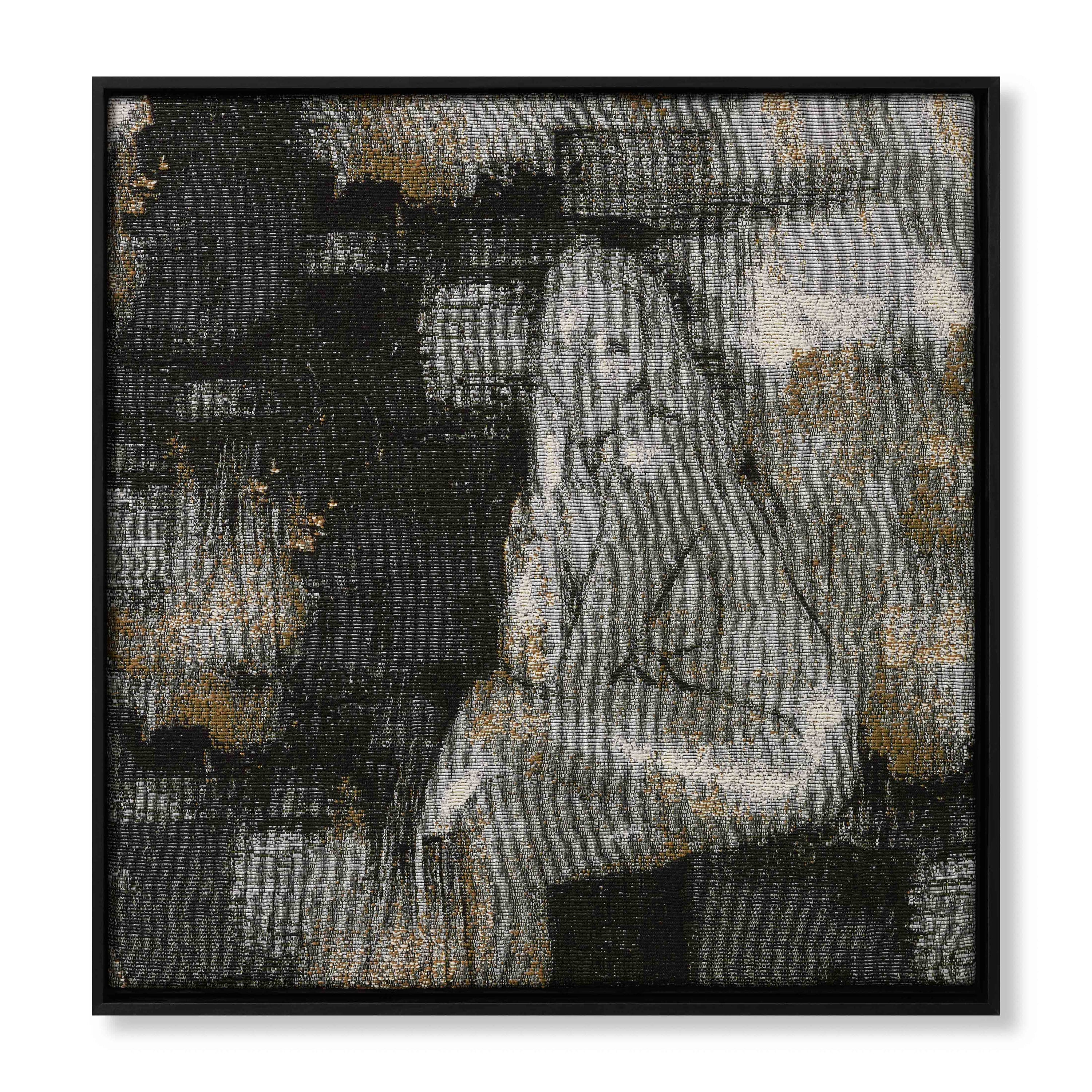Amber Lewis x Loloi Clementine Black / Grey Wall Art