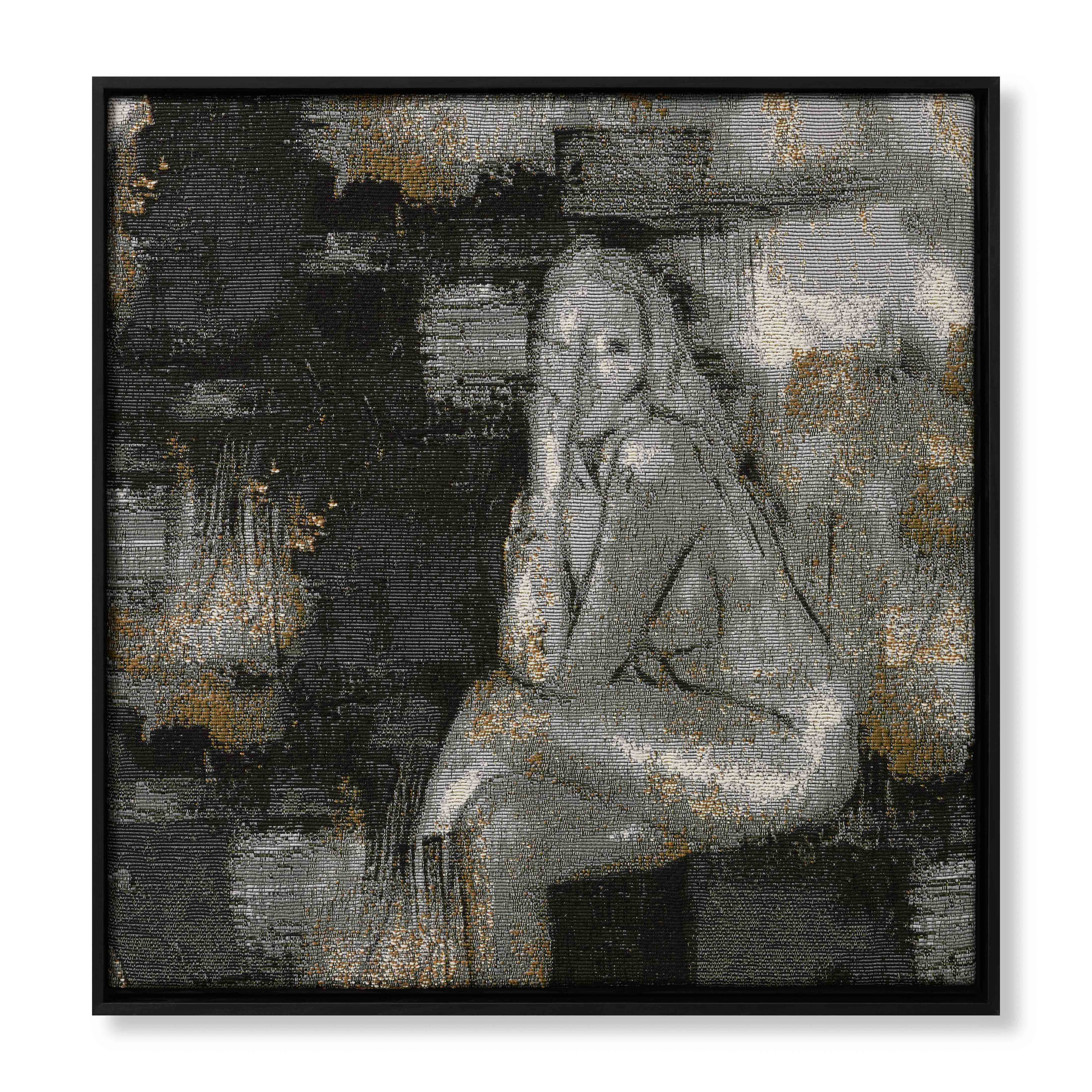 Amber Lewis x Loloi Clementine Black / Grey Wall Art