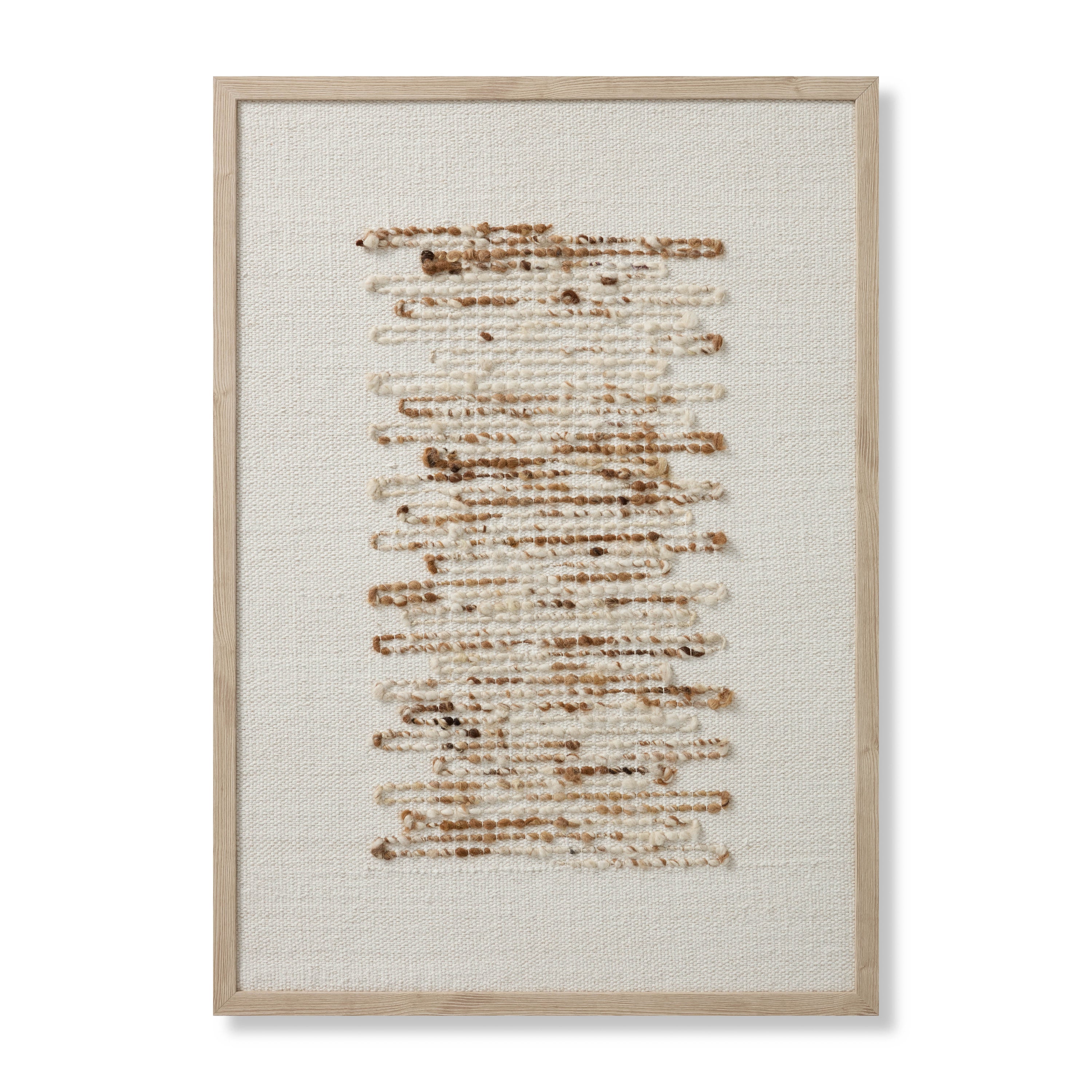 Amber Lewis x Loloi Greenwich Gold / Ivory Wall Art