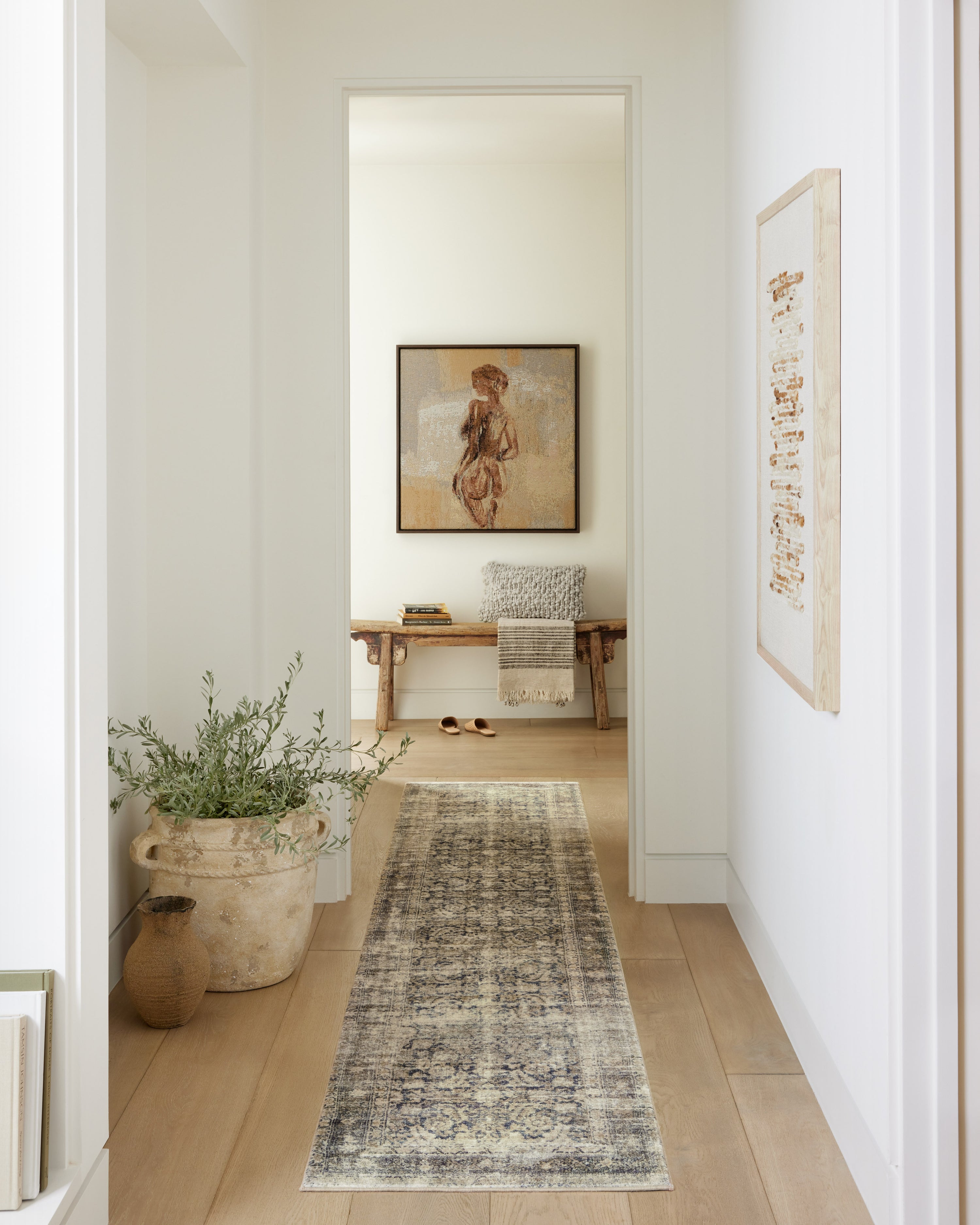 Amber Lewis x Loloi Greenwich Gold / Ivory Wall Art - Image 2