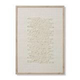 Amber Lewis x Loloi Mendocino Beige / Ivory Wall Art
