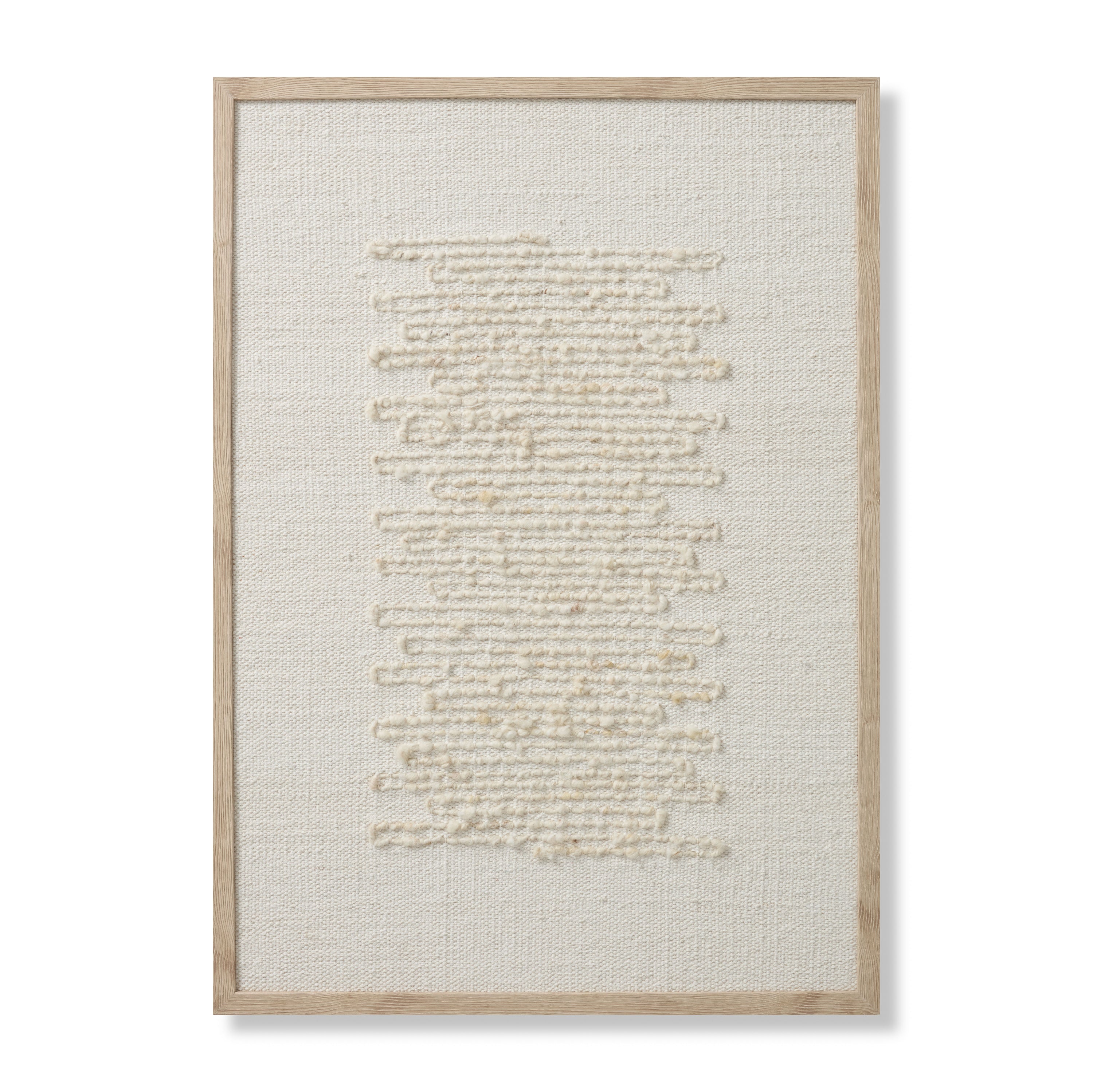 Amber Lewis x Loloi Mendocino Beige / Ivory Wall Art