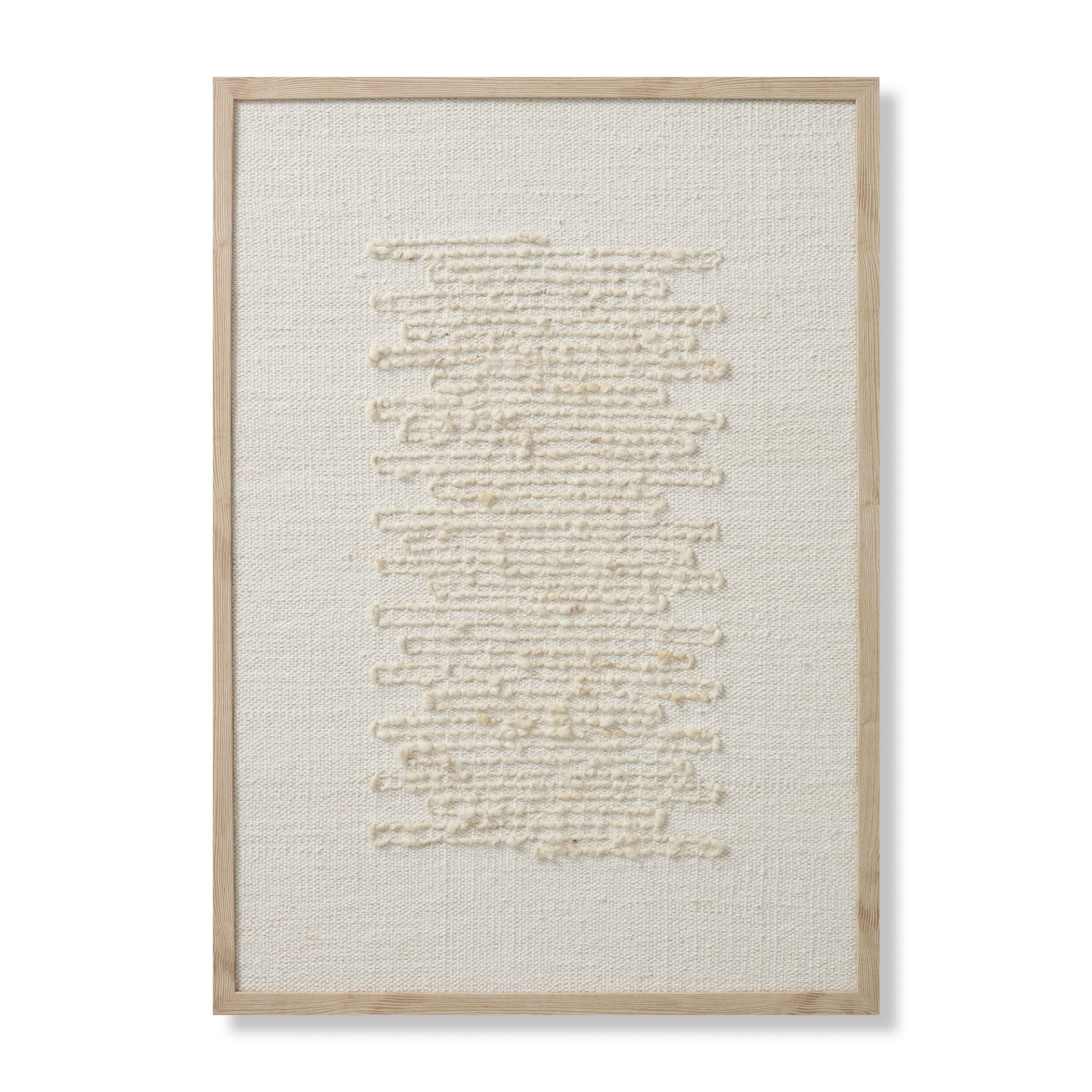 Amber Lewis x Loloi Mendocino Beige / Ivory Wall Art