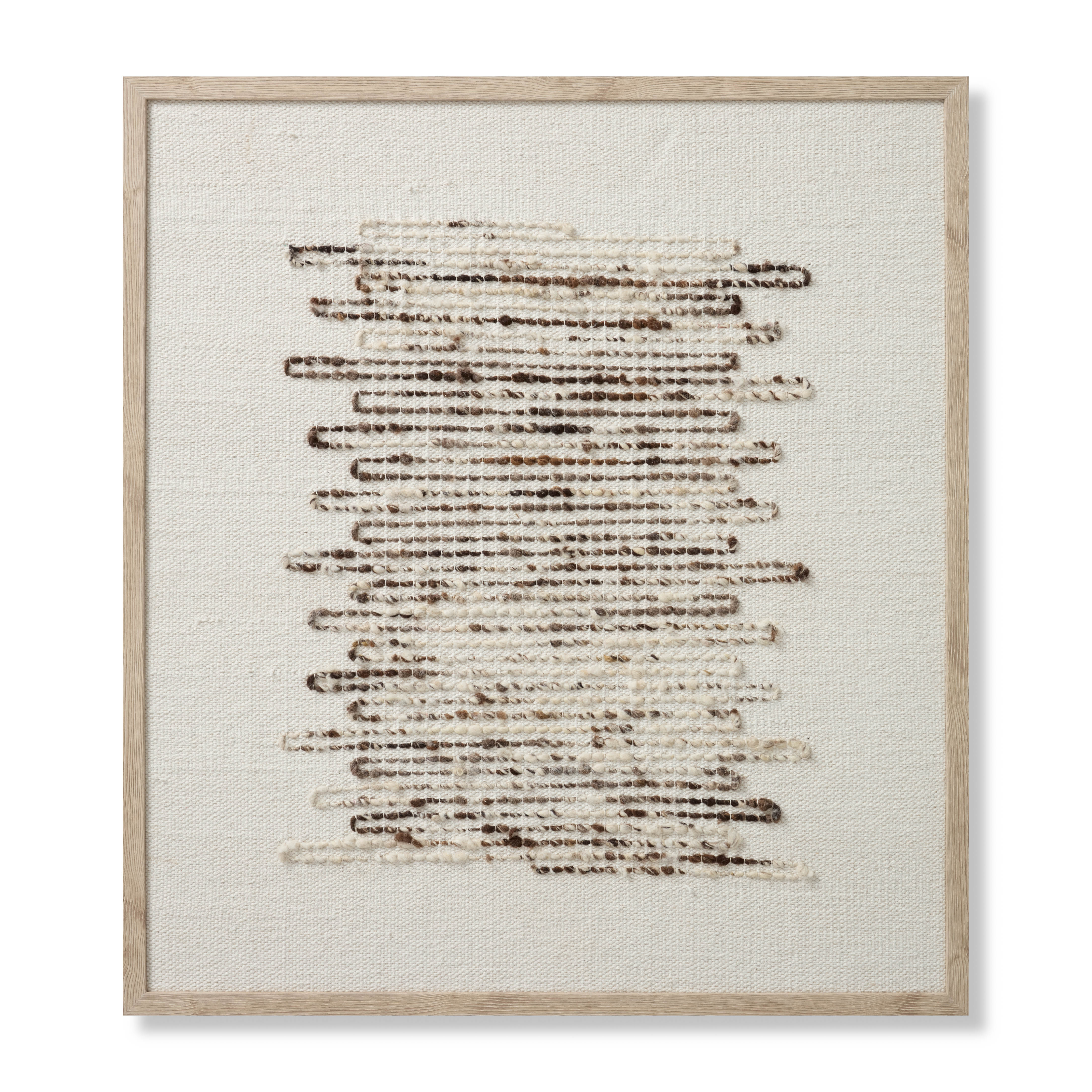 Amber Lewis x Loloi Getty Taupe / Ivory Wall Art