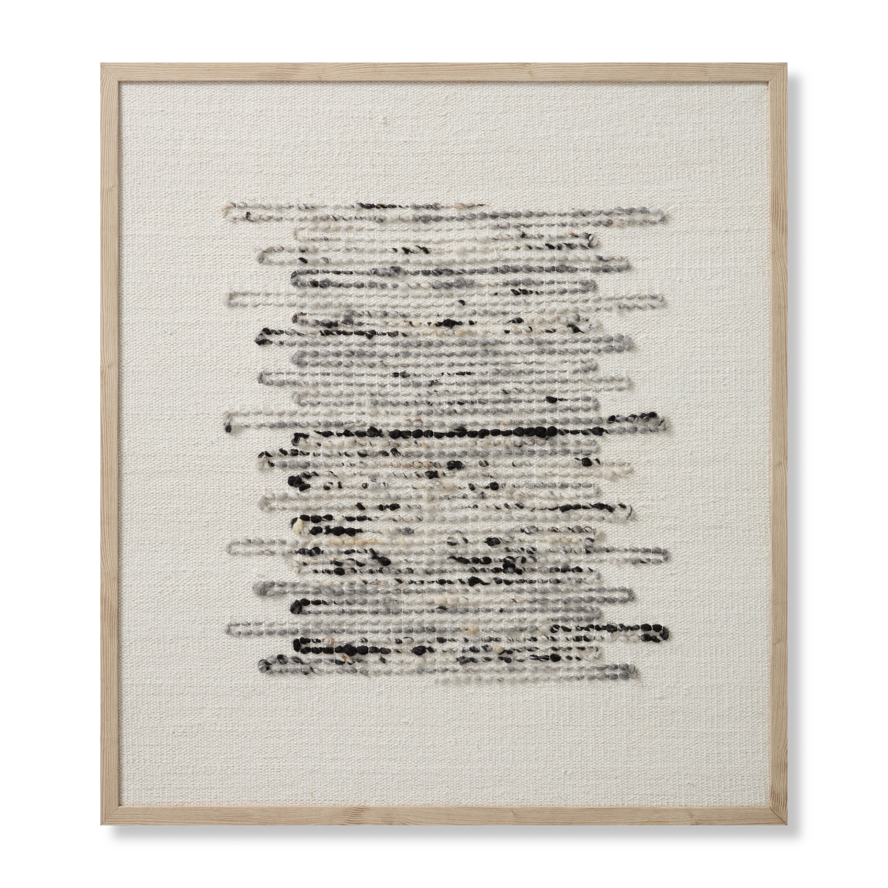Amber Lewis x Loloi Sutter Silver / Ivory Wall Art