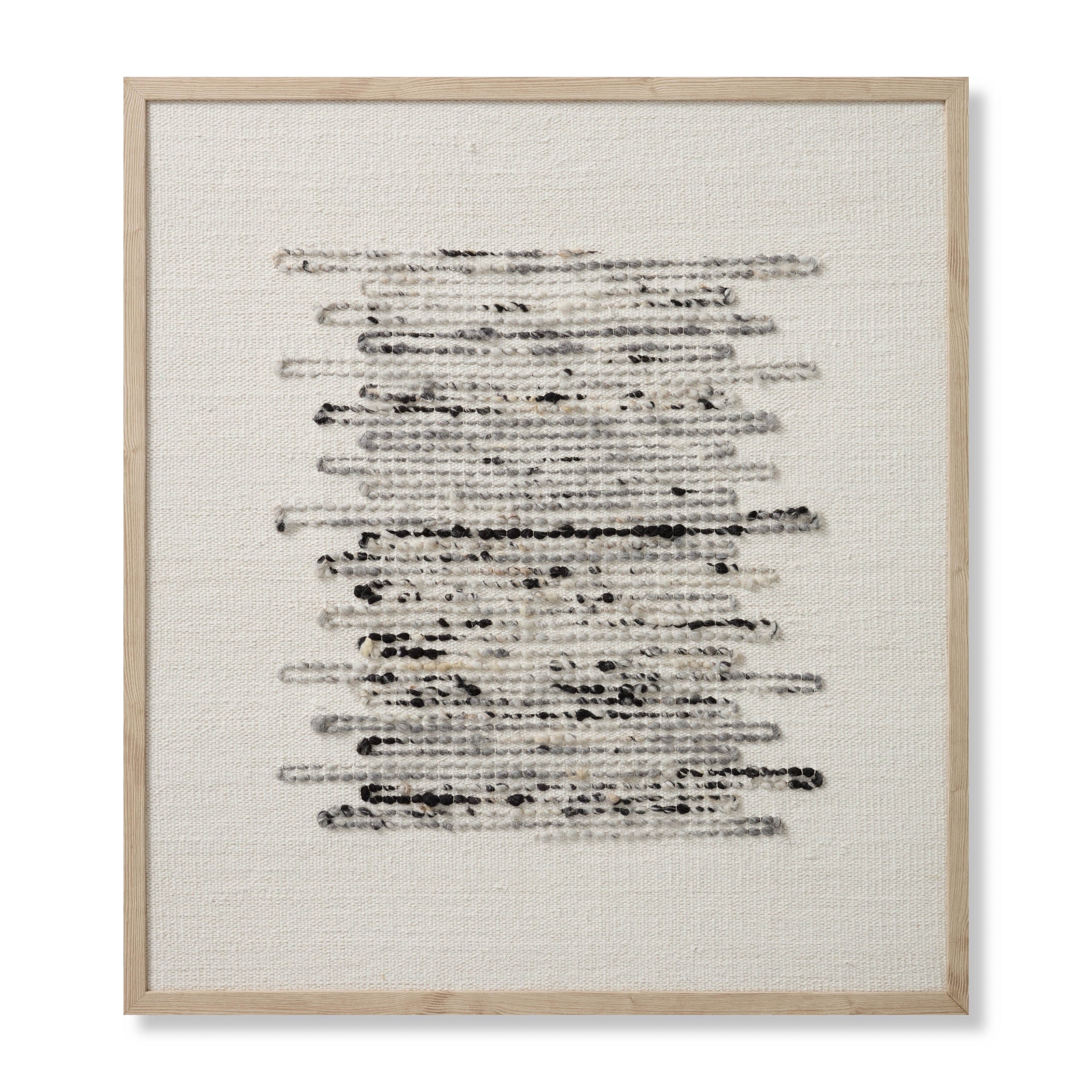 Amber Lewis x Loloi Sutter Silver / Ivory Wall Art